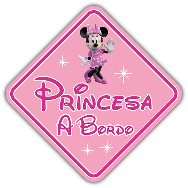 Autocollants: Princesse à bord de Disney - espagnol