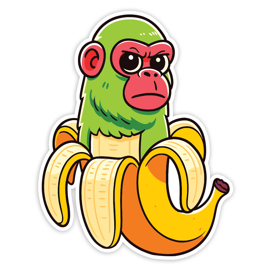 Autocollants: Chimpanzini Bananini
