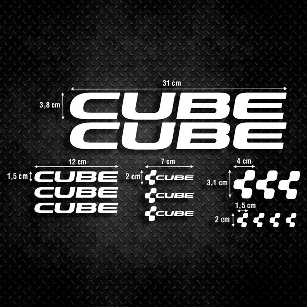 Autocollants: Kit Vélo VTT Cube
