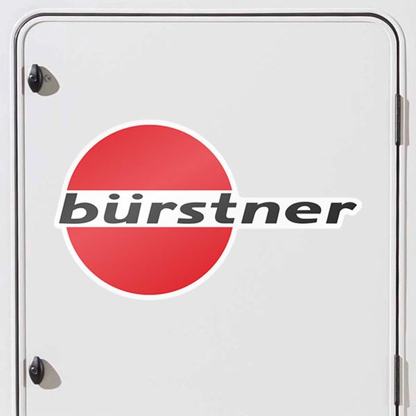 Stickers camping-car: Bürstner logo