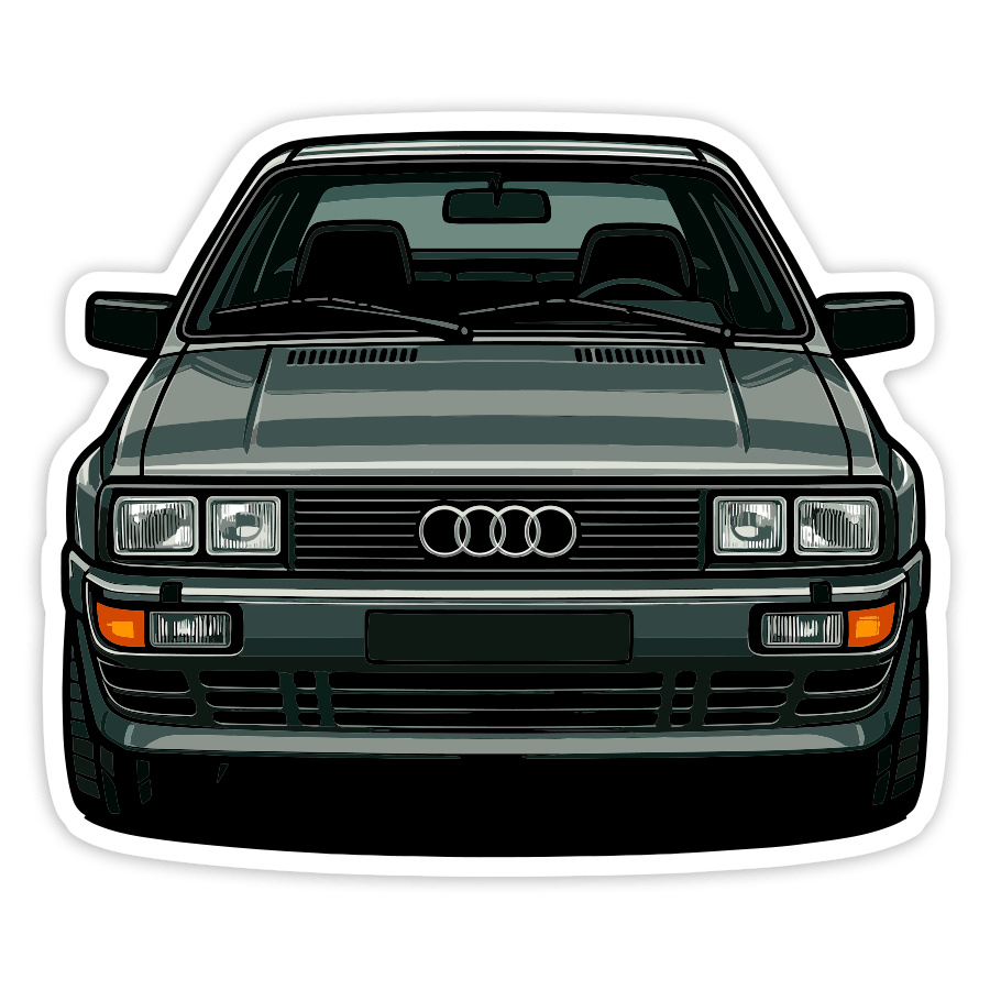 Autocollants: Voiture Classique Audi Quattro