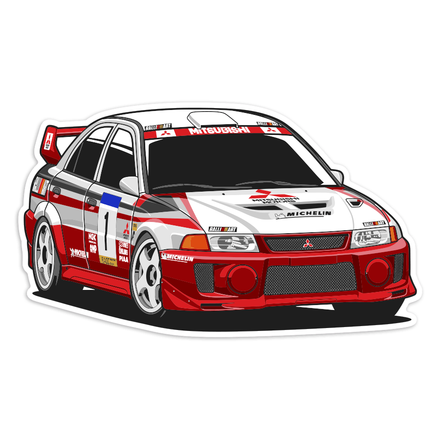 Autocollants: Mitsubishi Lancer Evo VI