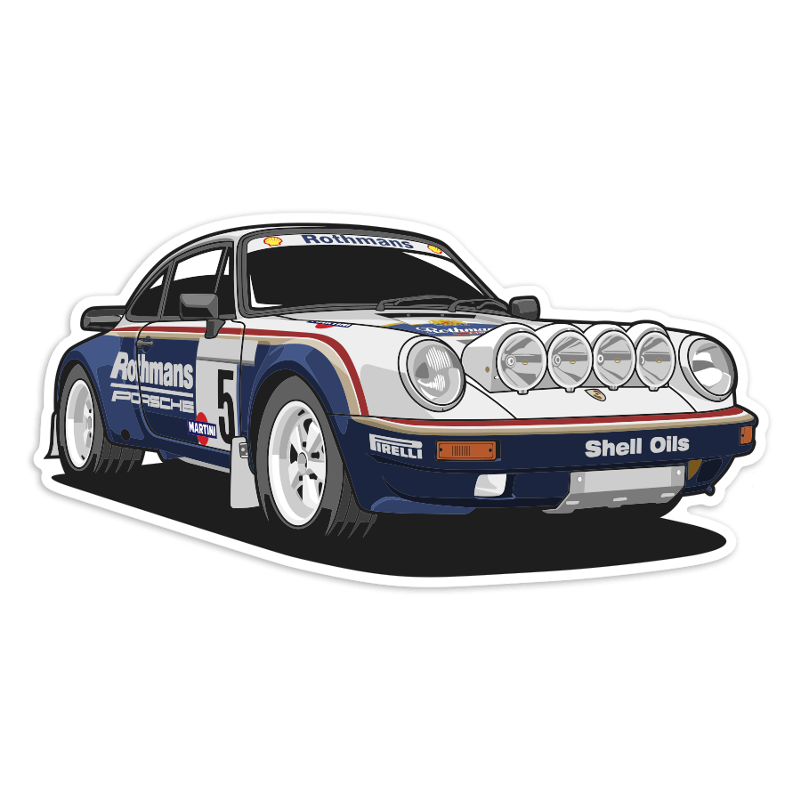 Autocollants: Porsche 911 Rothmans