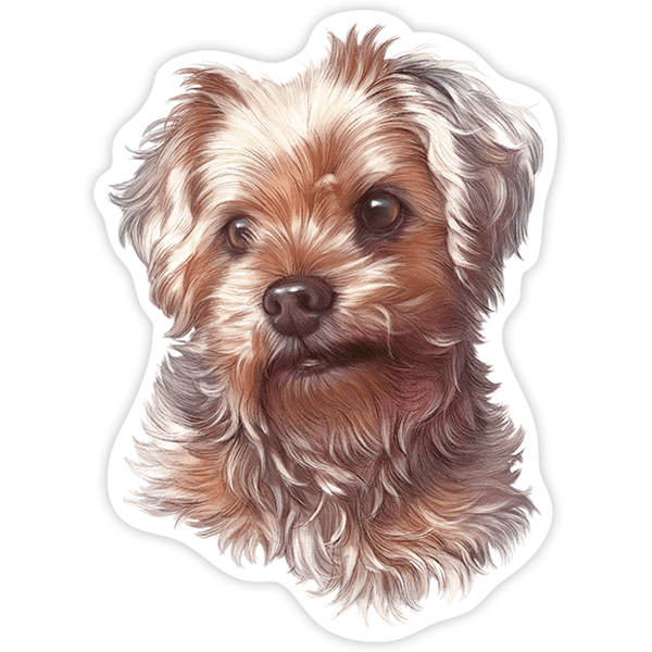 Autocollants: Yorkshire Terrier écossais