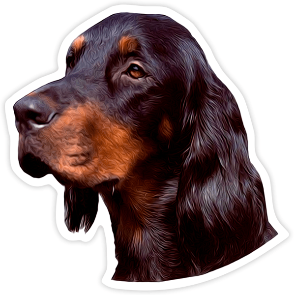 Autocollants: Gordon Setter