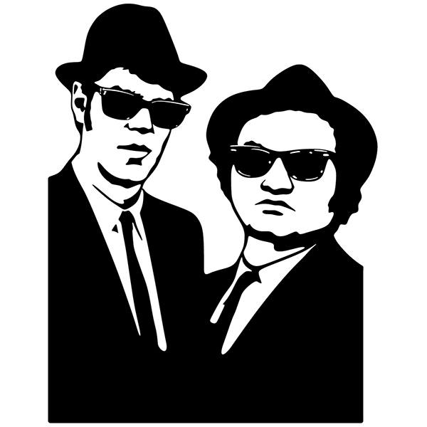 Stickers muraux: Blues Brothers, des galopins à tout rythme