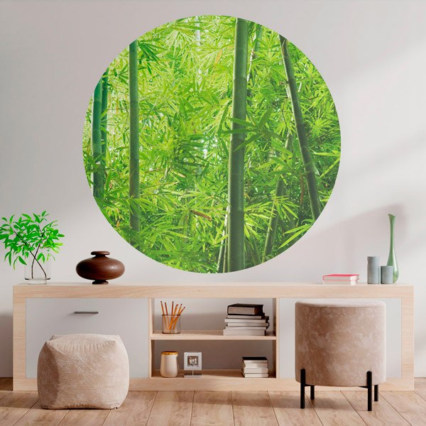 Stickers muraux: Forêt de Bambous