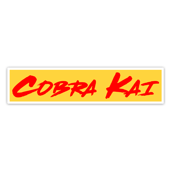 Autocollants: Cobra Kai Rouge