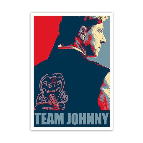 Autocollants: Cobra Kai Team Johnny