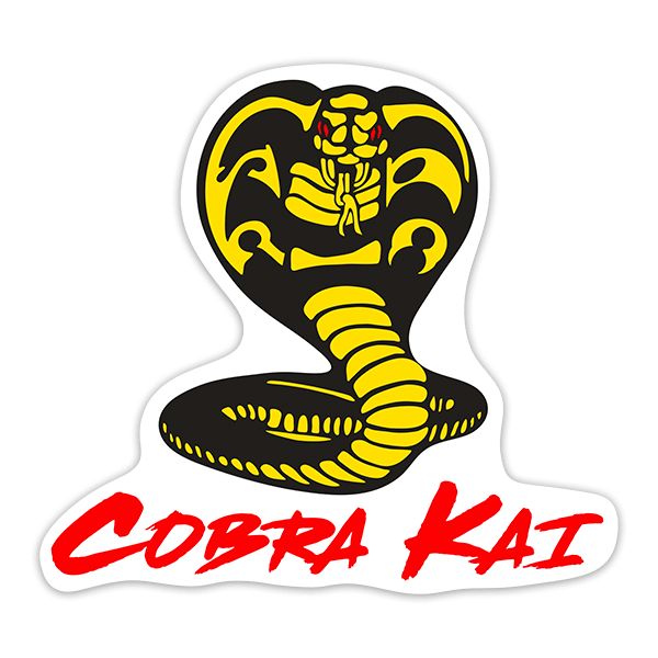 Autocollants: Cobra Kai Logo