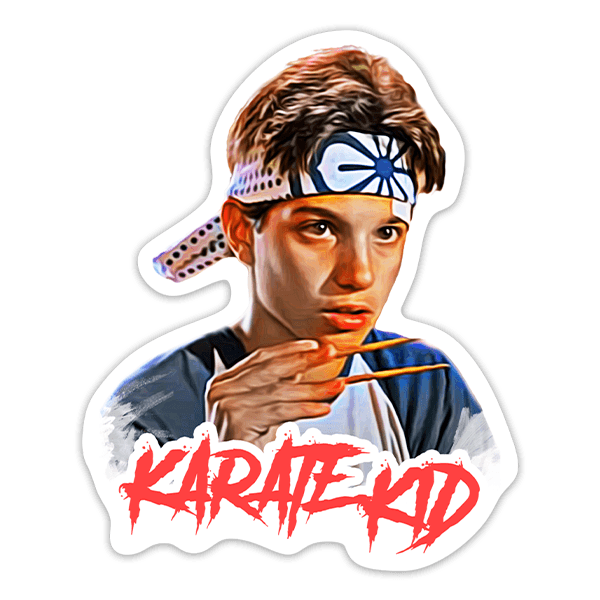 Autocollants: Daniel LaRusso Karate Kid