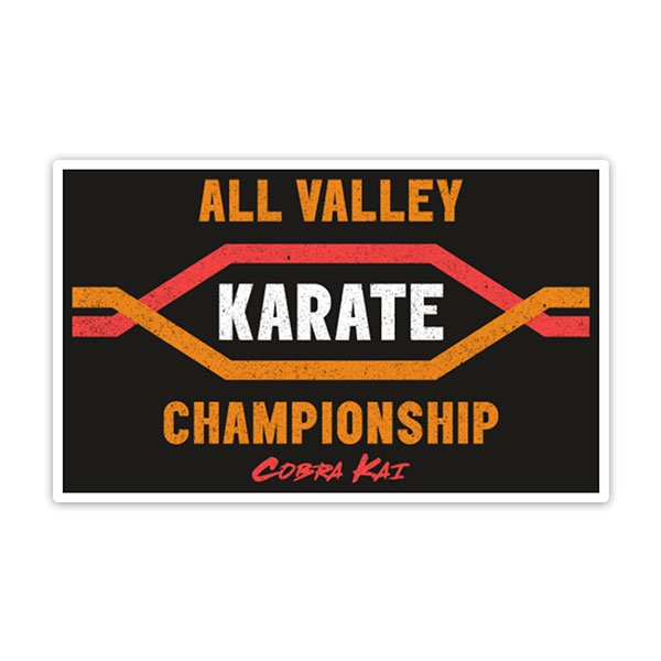 Autocollants: Cobra Kai All Valley Championship