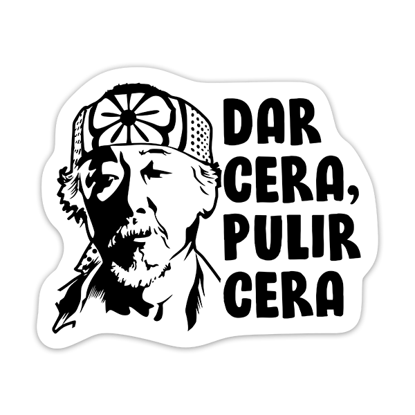 Autocollants: Cobra Kai, Dar Cera Pulir Cera