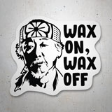 Autocollants: Cobra Kai, Wax on Wax off 3