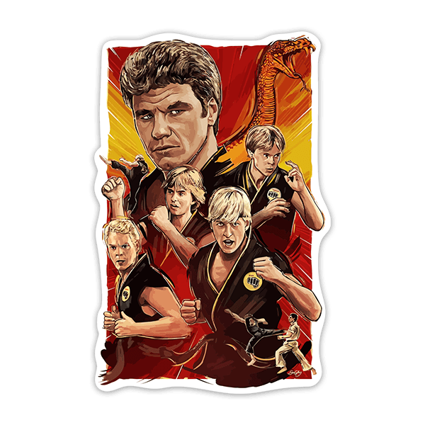 Autocollants: Cobra Kai Équipe