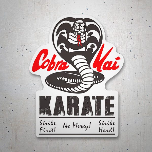 Autocollants: Cobra Kai Karate No Mercy!