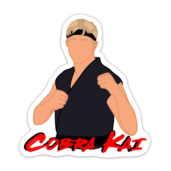 Autocollants: Cobra Kai Johnny Lawrence Dessin II