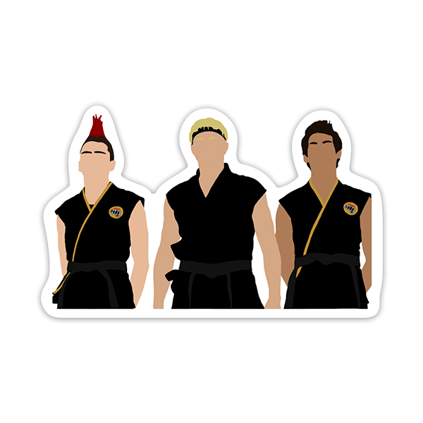 Autocollants: Cobra Kai Team