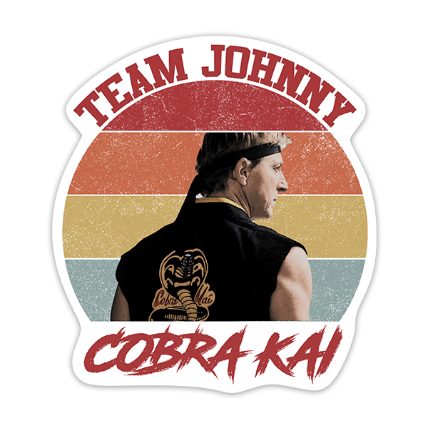 Autocollants: Cobra Kai Team Johnny II