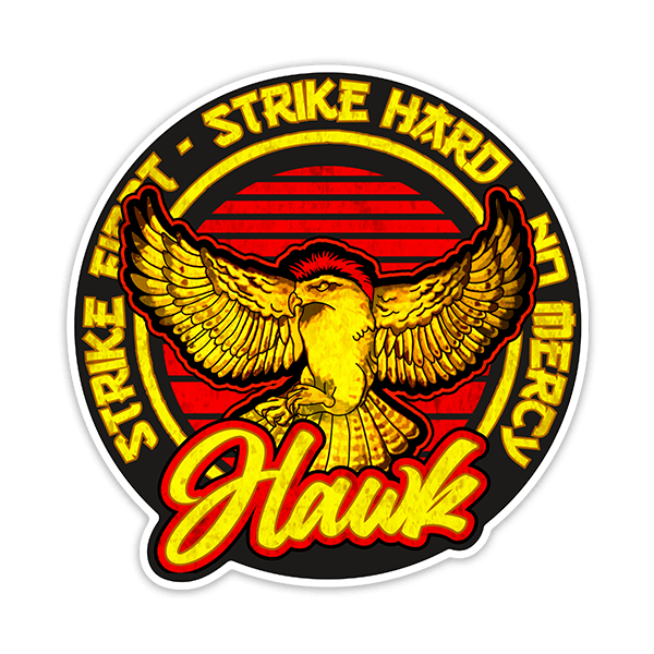 Autocollants: Cobra Kai Hawk Aigle