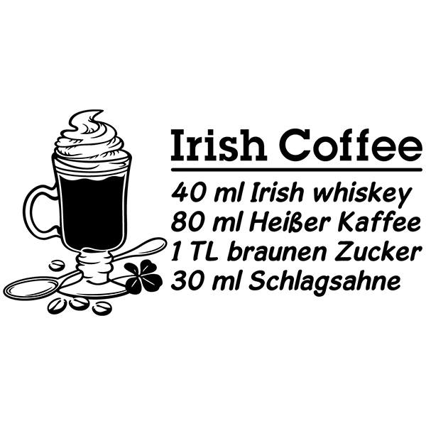 Stickers muraux: Cocktail Irish Coffee - allemand