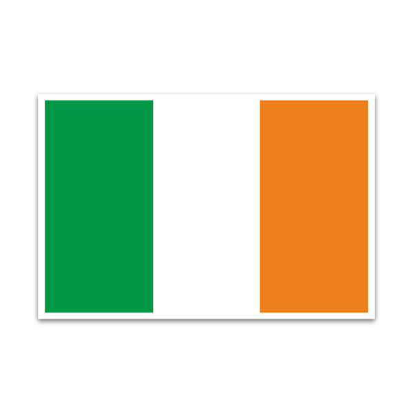Autocollants: Drapeau Irlande