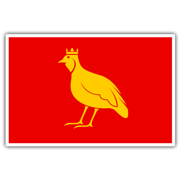 Autocollants: Drapeau Aunis