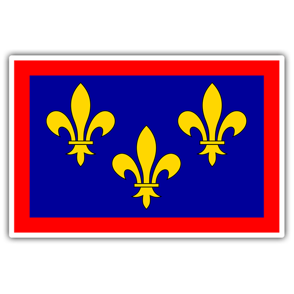 Autocollants: Drapeau Anjou