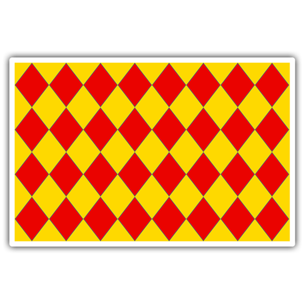 Autocollants: Drapeau Angoumois
