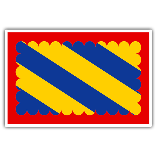 Autocollants: Drapeau Nivernais