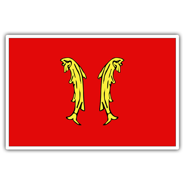 Autocollants: Drapeau Montbéliard