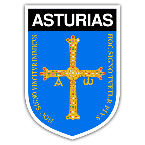 Autocollants: Écusson Asturies