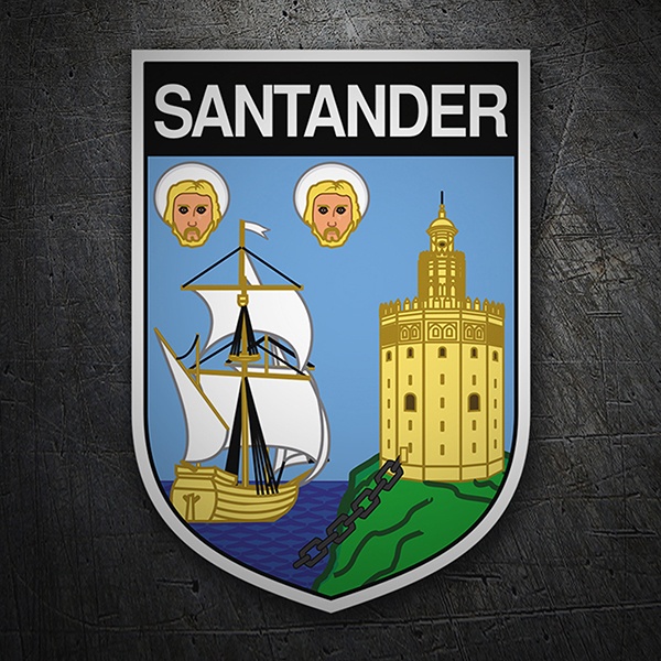 Autocollants: Écusson Santander