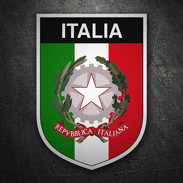 Autocollants: Écusson  d’Italie