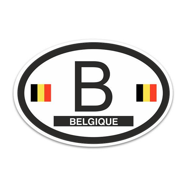 Autocollants: Belgique