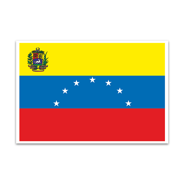 Autocollants: Drapeau Venezuela