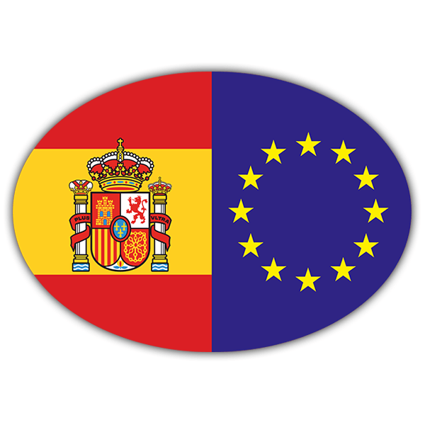 Autocollants: Europe Espagne