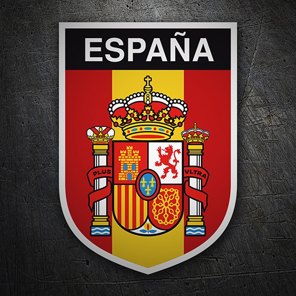 Décalcomanie Drapeau Espagnol - Espagne - Dimension au choix