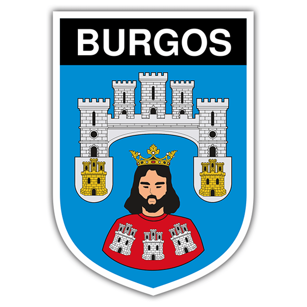 Autocollants: Écusson Burgos