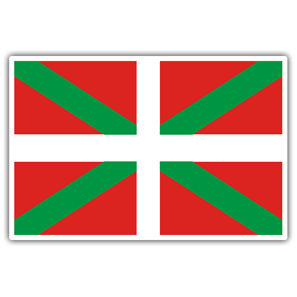 Autocollants: Drapeau Euskadi