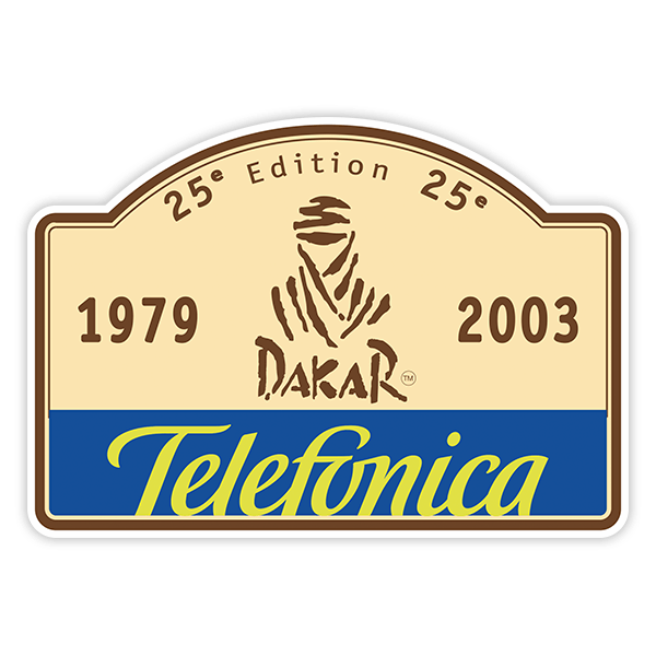 Autocollants: Dakar 2003