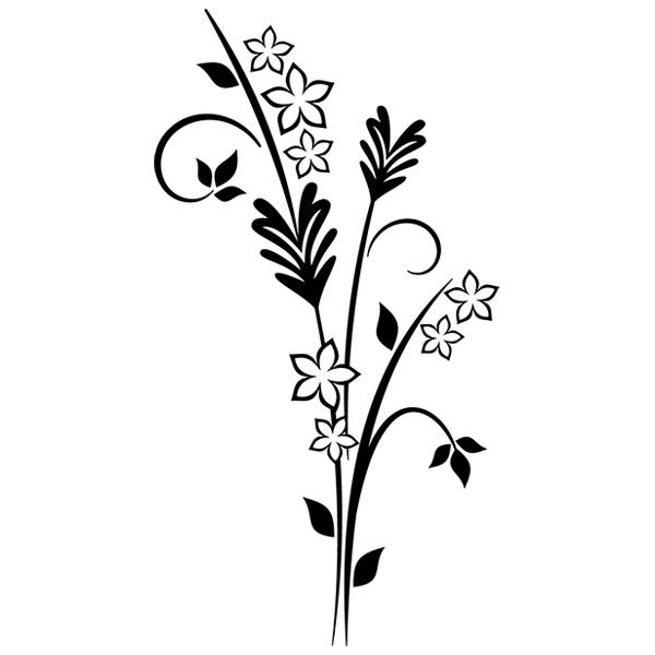 Stickers muraux: Basia florale