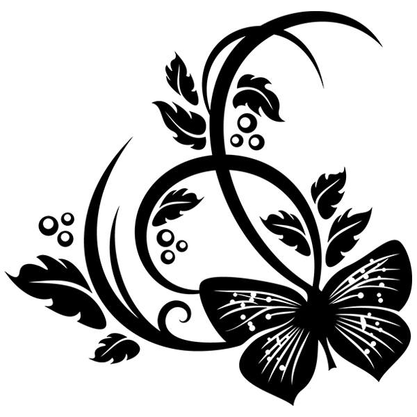 Stickers muraux: Alida florale