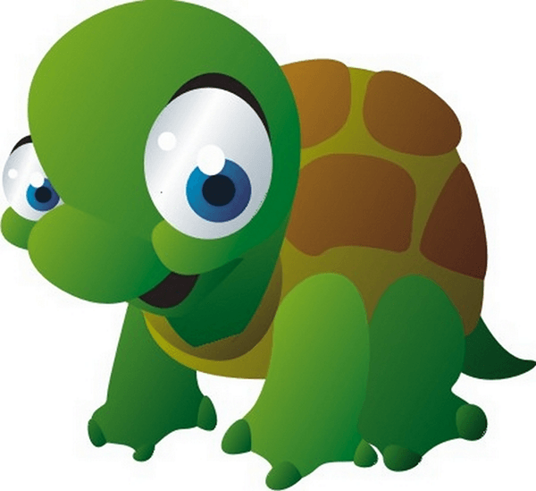 Stickers pour enfants: Tortue infantile