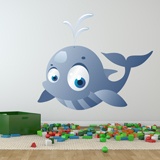 Stickers pour enfants: Baleine heureuse 5