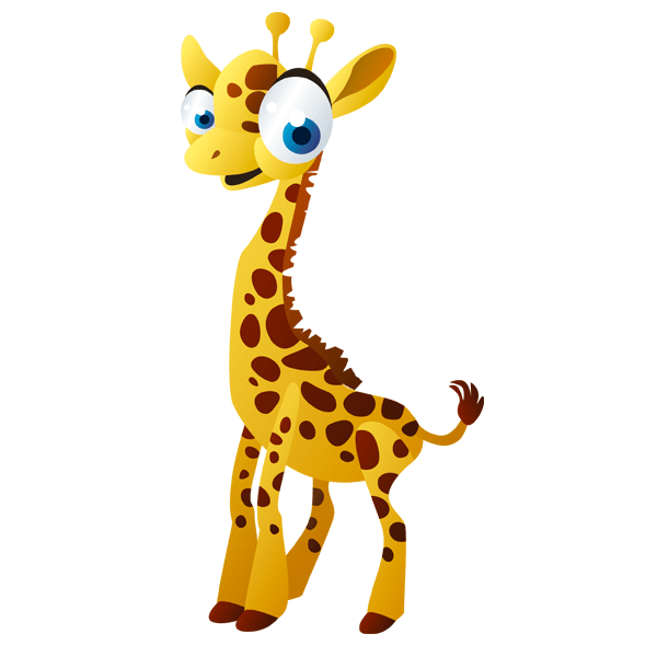 Stickers pour enfants: Girafe