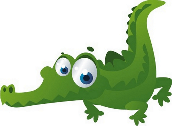 Stickers pour enfants: Crocodile pour enfants
