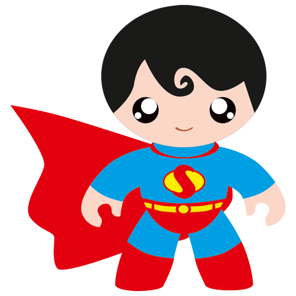 Stickers pour enfants: Superman enfant