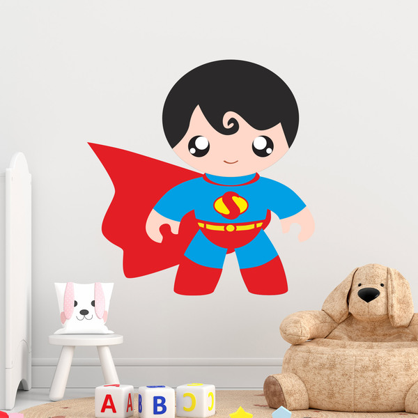 Stickers pour enfants: Superman enfant