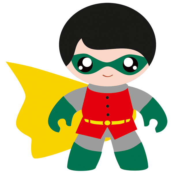 Stickers pour enfants: Robin enfant